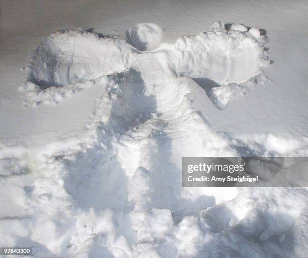 snow angels - amy freeze stock pictures, royalty-free photos & images