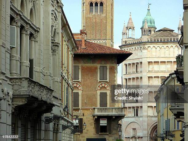 born again parmesan - parma italy stock pictures, royalty-free photos & images