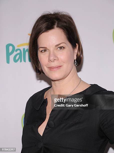 Actress Marcia Gay Harden attends the Pampers Dry Max launch party at Helen Mills Theater on March 18, 2010 in New York City.
