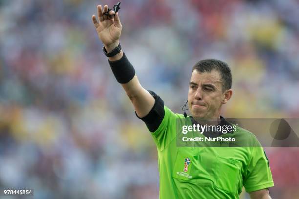 Joel Aguilar during the 2018 FIFA World Cup Russia group F match between Sweden and Korea Republic at Nizhniy Novgorod Stadium on June 18, 2018 in...