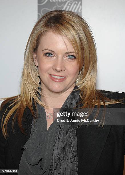 Melissa Joan Hart attends the Alice+Olivia launch party at Saks Fifth Avenue on March 18, 2010 in New York City.