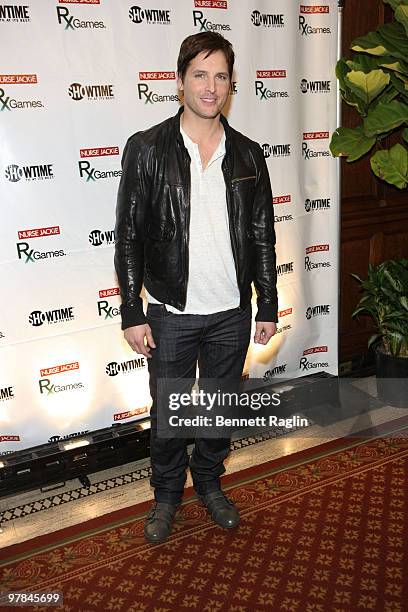 Actor Peter Facinelli attends the Nurse Jackie RX Games at Gotham Hall on March 18, 2010 in New York City.