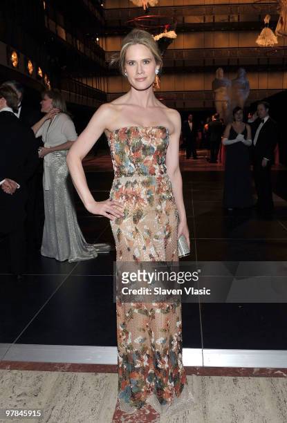 Actress Stephanie March attends the New York City Opera's Spring Gala and Opera Ball at the David H. Koch Theater, Lincoln Center on March 18, 2010...