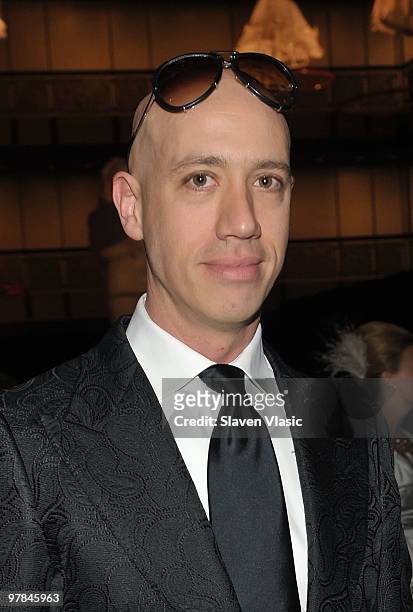 Stylist Robert Verdi attends the New York City Opera's Spring Gala and Opera Ball at the David H. Koch Theater, Lincoln Center on March 18, 2010 in...