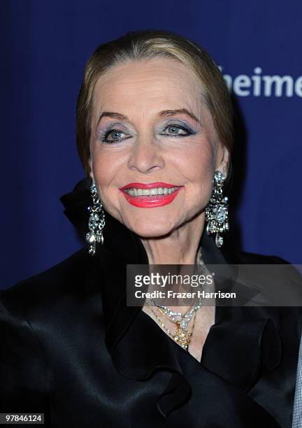 Actress Anne Jeffreys arrives at the 18th Annual "A Night At Sardi's" Fundraiser And Awards Dinner held a the Beverly Hilton Hotel on March 18, 2010...