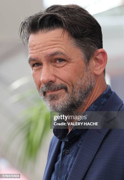 Actor Billy Campbell poses during a photocall for the TV show "Cardinal" as part of the 58nd Monte-Carlo Television Festival on June 19, 2018 in...