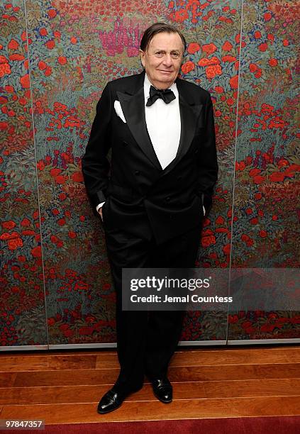 Actor Barry Humphries attends the opening night party for "All About Me" on Broadway at Brasserie 8 1/2 on March 18, 2010 in New York City.