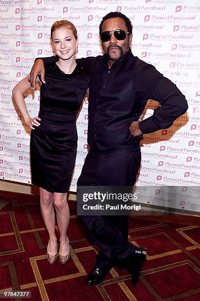Actor Emily VanCamp and "Precious" Director Lee Daniels attend the Planned Parenthood Federation Of America 2010 Annual Awards Gala at the Hyatt...