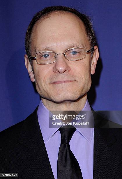 Actor David Hyde Pierce arrives at the 18th Annual "A Night At Sardi's" Fundraiser And Awards Dinner at The Beverly Hilton hotel on March 18, 2010 in...