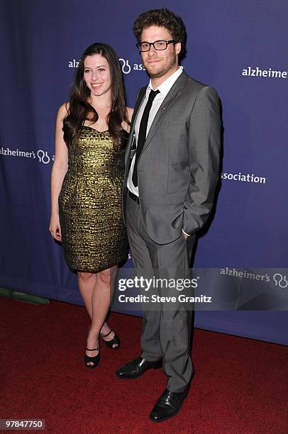 Seth Rogen attends the 18th Annual "A Night At Sardi's" Fundraiser And Awards Dinner at The Beverly Hilton hotel on March 18, 2010 in Beverly Hills,...