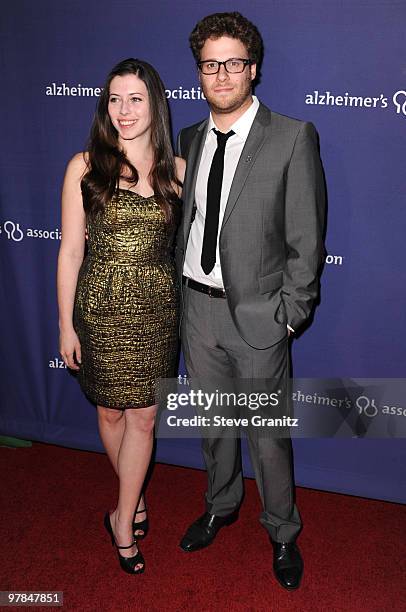 Seth Rogen attends the 18th Annual "A Night At Sardi's" Fundraiser And Awards Dinner at The Beverly Hilton hotel on March 18, 2010 in Beverly Hills,...