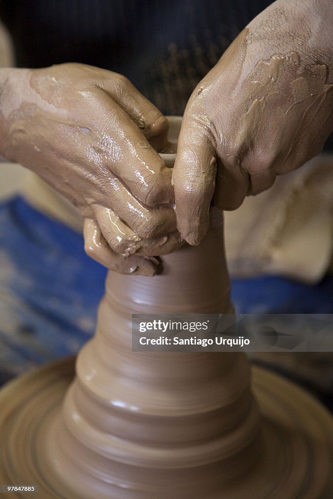 Pottery making