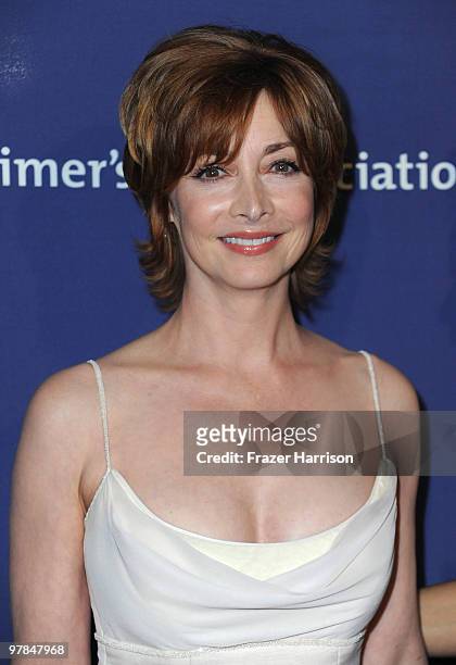 Actress Sharon Lawrence arrives at the 18th Annual "A Night At Sardi's" Fundraiser And Awards Dinner held a the Beverly Hilton Hotel on March 18,...