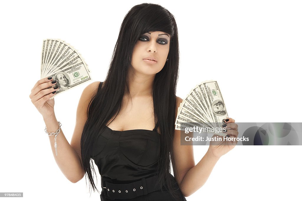 Exotic Beauty with Money