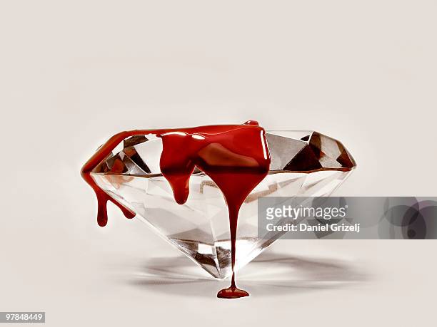diamond - blood drip stock pictures, royalty-free photos & images