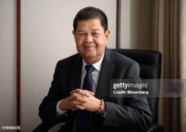 Nestor Espenilla, governor of the Bangko Sentral ng Pilipinas, poses for a photograph in Tokyo, Japan, on Tuesday, June 19, 2018. Espenilla is wary...