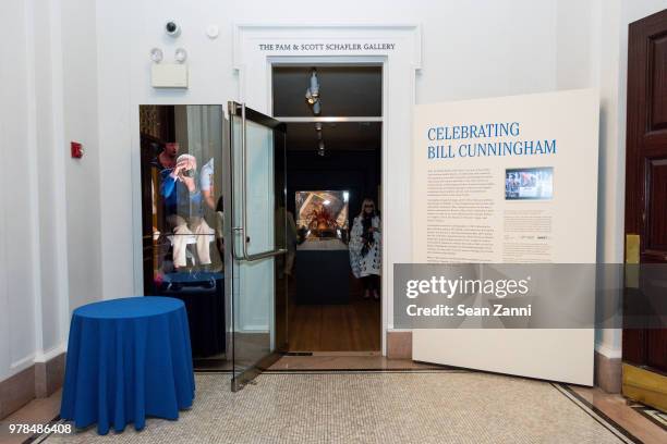 The Opening Reception For "Celebrating Bill Cunningham" at New-York Historical Society on June 18, 2018 in New York City.