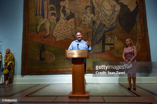 John Kurdewan attends the Opening Reception For "Celebrating Bill Cunningham" at New-York Historical Society on June 18, 2018 in New York City.