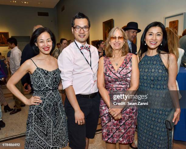Lia Chang, Andy Chen, Louise Mirrer and Agnes Hsu-Tang attend the Opening Reception For "Celebrating Bill Cunningham" at New-York Historical Society...