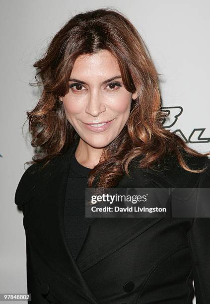 Actress Jo Champa attends Ferrari's charity auction of it's 1st Ferrari 458 Italia in North America at Fleur de Lys on March 18, 2010 in Los Angeles,...