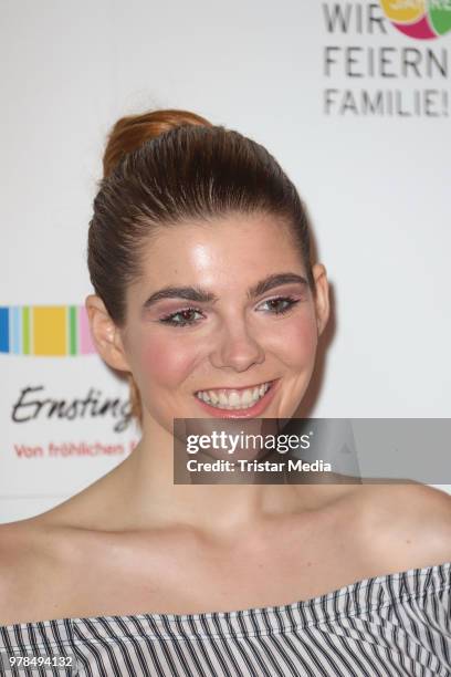 Klaudia Giez during the Ernsting's Family Fashion event on June 18, 2018 in Hamburg, Germany.