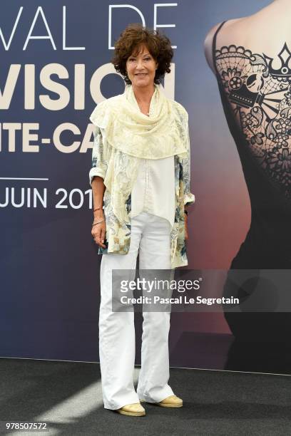 Chrystelle Labaude of the serie "Grand Soleil" attends a photocall during the 58th Monte Carlo TV Festival on June 19, 2018 in Monte-Carlo, Monaco.