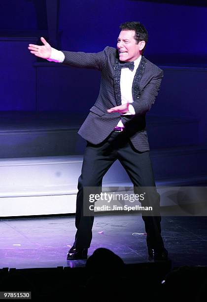Michael Feinstein attends the opening night of "All About Me" on Broadway at Henry Miller's Theatre on March 18, 2010 in New York City.