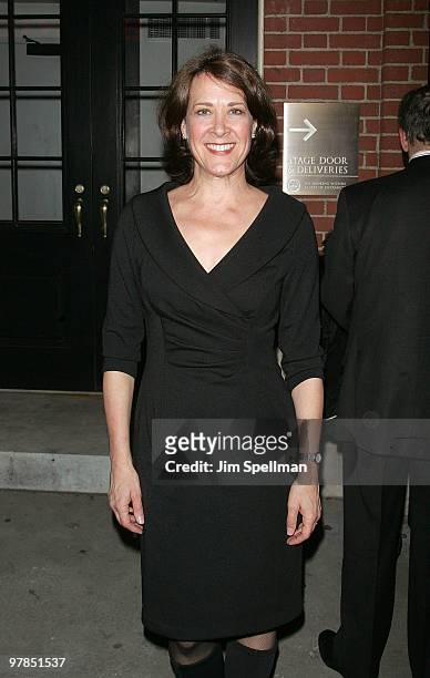 Karen Ziemba attends the opening night of "All About Me" on Broadway at Henry Miller's Theatre on March 18, 2010 in New York City.