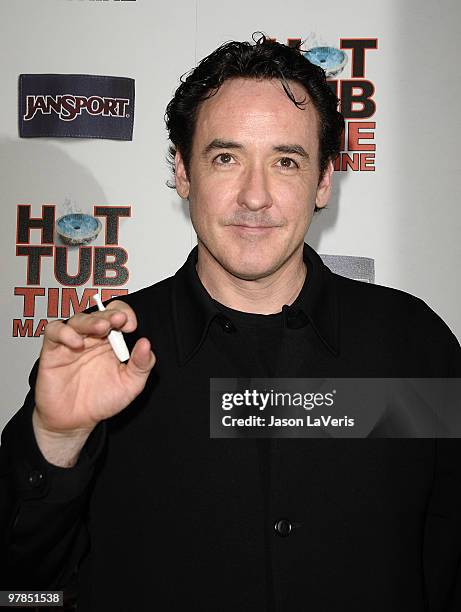 Actor John Cusack attends the after party for the premiere of "Hot Tub Time Machine" at Cabana Club on March 17, 2010 in Hollywood, California.