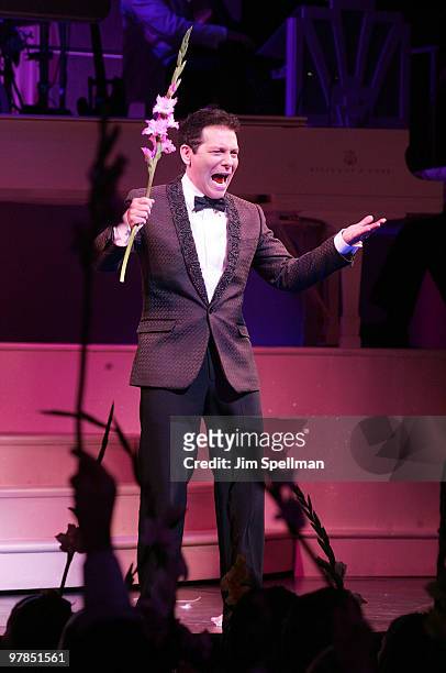 Michael Feinstein attends the opening night of "All About Me" on Broadway at Henry Miller's Theatre on March 18, 2010 in New York City.
