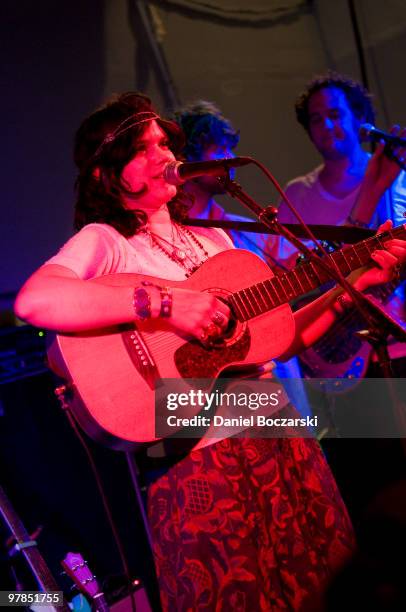 Soko performs during the second day of SXSW on March 18, 2010 in Austin, Texas.