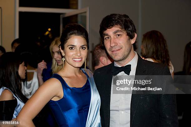 Actress Nikki Reed and actor Brent Bolthouse attend Yotam Solomon Fall-Winter 2010 collection presentation on March 18, 2010 in Los Angeles,...