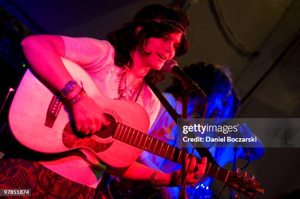 Soko performs during the second day of SXSW on March 18, 2010 in Austin, Texas.