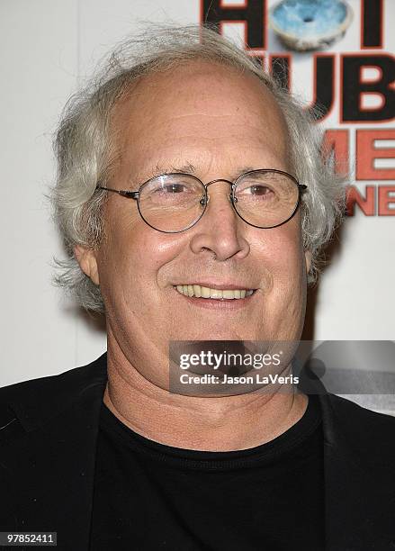 Actor Chevy Chase attends the after party for the premiere of "Hot Tub Time Machine" at Cabana Club on March 17, 2010 in Hollywood, California.
