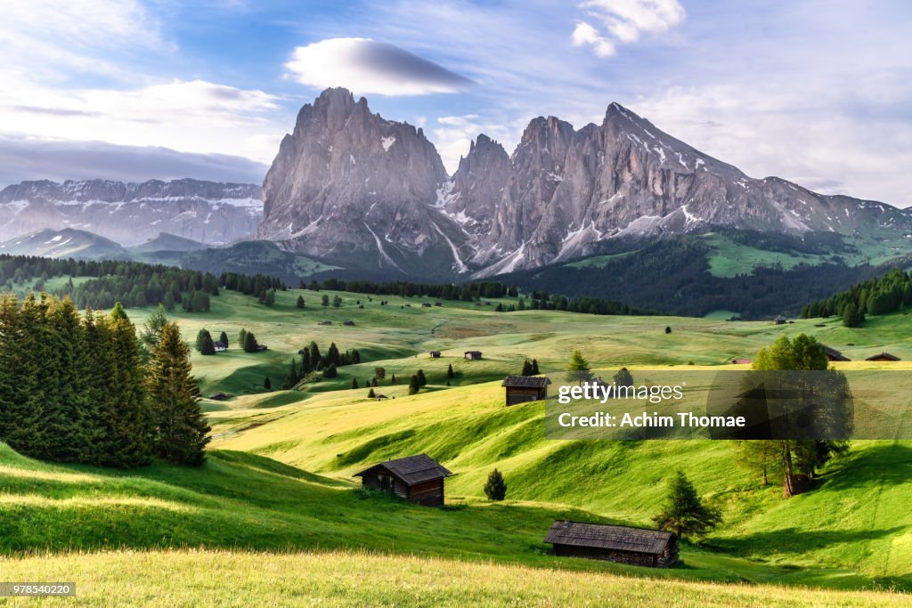 Seiser Alm, Dolomite Alps, Italy, Europe