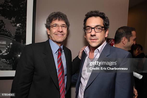 Warner's Alan Horn and Director Todd Phillips at Warner Bros ShoWest Presentation at ShoWest Convention on March 18, 2010 at the Paris Las Vegas in...