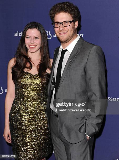 Seth Rogen attends the 18th Annual "A Night At Sardi's" Fundraiser And Awards Dinner at The Beverly Hilton hotel on March 18, 2010 in Beverly Hills,...