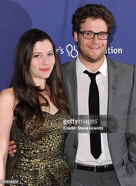 Seth Rogen attends the 18th Annual "A Night At Sardi's" Fundraiser And Awards Dinner at The Beverly Hilton hotel on March 18, 2010 in Beverly Hills,...