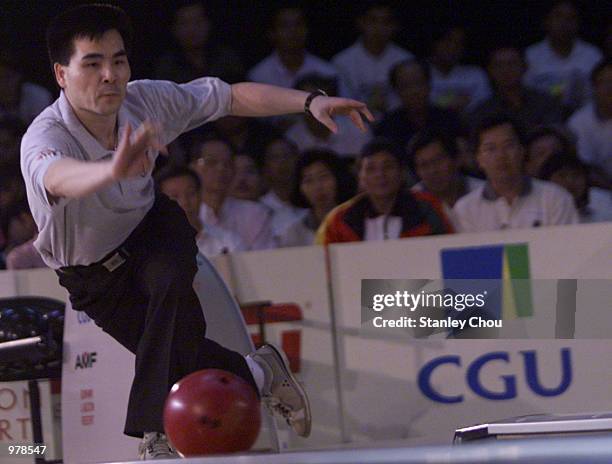 Hsieh Yu Ping of Chinese Taipei in action during the CGU Asian Bowling Tour, Malaysia at the Sunway Pyramid Megalanes, Petaling Jaya, Selangor,...