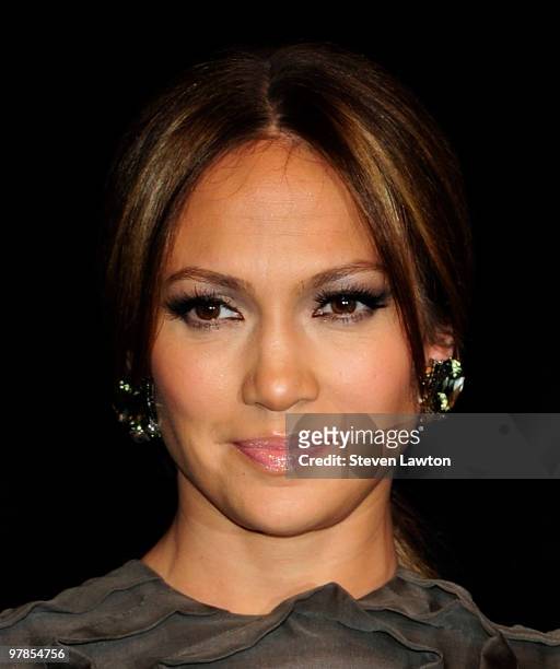 Actress/singer Jennifer Lopez arrives at the CBS Films presentation to promote her upcoming movie 'The Back-up Plan' at Paris Las Vegas during...