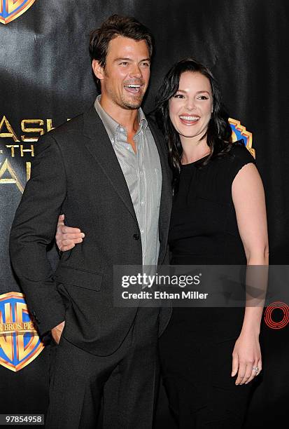 Actor Josh Duhamel and actress Katherine Heigl arrive at the Warner Bros. Pictures presentation to promote their new film, "Life as We Know It" at...