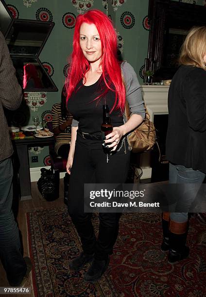 Jane Goldman attends the Kick Ass Girls Only Screening, hosted by Jane Goldman and Chloe Moretz at The Covent Garden Hotel on March 18, 2010 in...