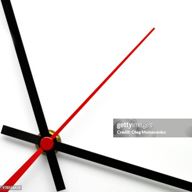 watch face - minutenwijzer stockfoto's en -beelden