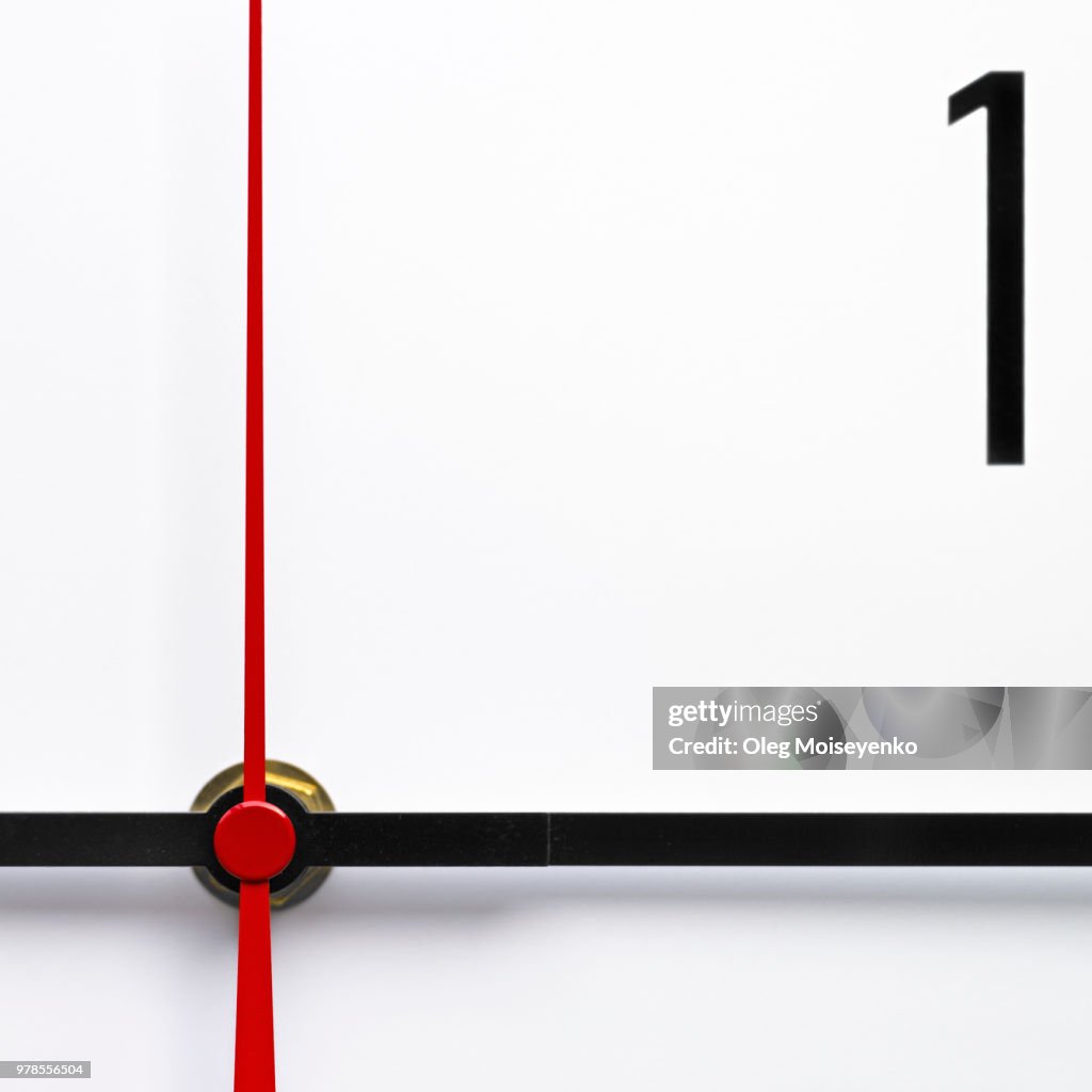 Watch face (One o'clock)