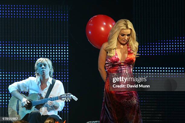 Katherine Jenkins performs at The Liverpool Echo Arena on March 18, 2010 in Liverpool, England.