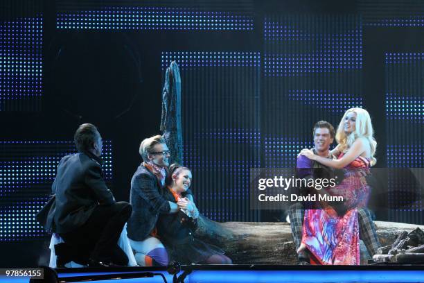 Katherine Jenkins performs at The Liverpool Echo Arena on March 18, 2010 in Liverpool, England.