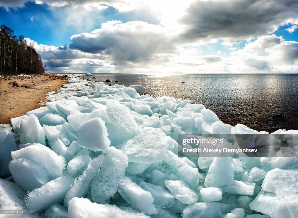 Spring at the Gulf of Finland