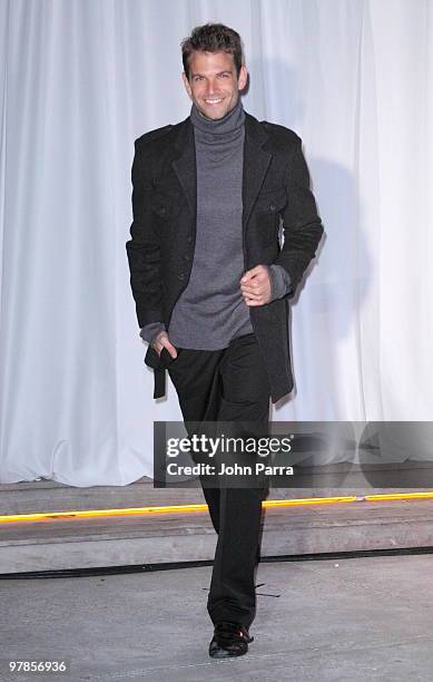 Model walks the runway during the launch of Vivre Riche fashion line at Wet Bar/Wall at the W South Beach on March 18, 2010 in Miami Beach, Florida.