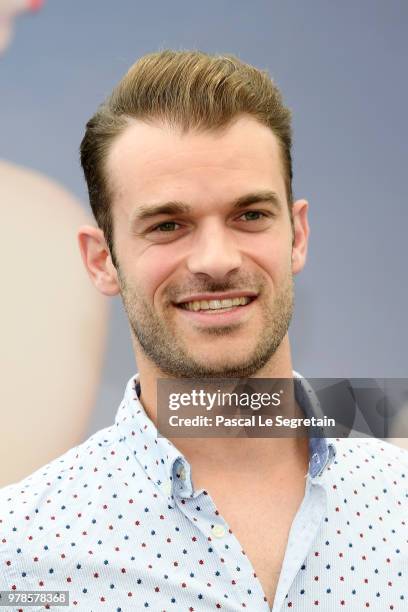 Guillaume Foucault of the show "Dance Avec les Stars" attends a photocall during the 58th Monte Carlo TV Festival on June 19, 2018 in Monte-Carlo,...