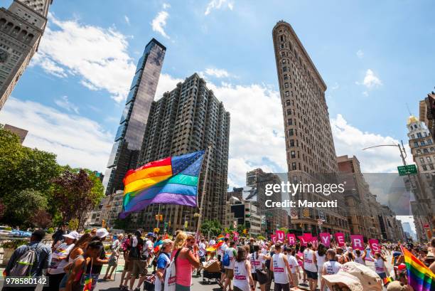 new york city gay pride - new york city pride 2017 pridefest stock-fotos und bilder